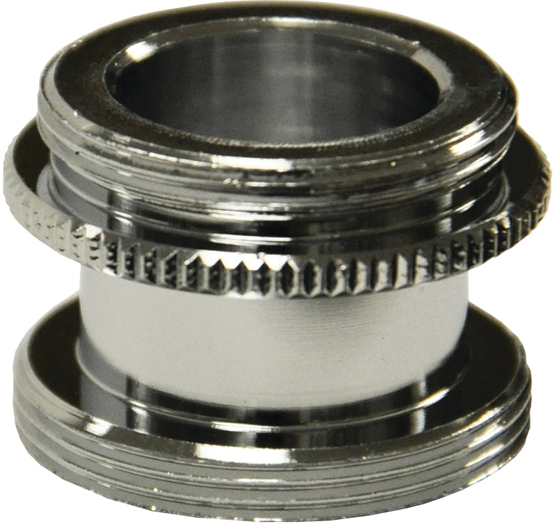 Danco 10517 Series Aerator Adapter, For: Speakman Faucets, 15/16-27 x 55/64-27 in, Male, Brass, Chrome Plated