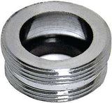 Danco 10508 Aerator Adapter, 55/64 x 13/16 in, Male, Brass, Chrome-Plated