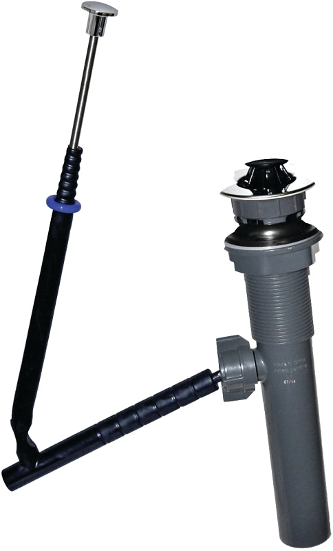 Danco 10691X Lavatory Drain Assembly, 1-1/4 in Connection, Plastic, Chrome-Plated