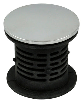 Danco 10772 Bathtub Hair Catcher and Stopper, Silicone, Chrome-Plated