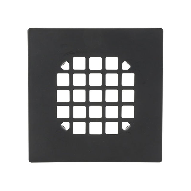 Danco 11047 Shower Drain Strainer, Stainless Steel, Matte Black