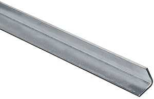 National Hardware 4010BC Series N179-929 Angle Stock, 1 in L Leg, 36 in L, 0.12 in Thick, Steel, Galvanized