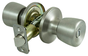 ProSource TS610BRA4B Privacy Lockset, Tulip Design, Stainless Steel