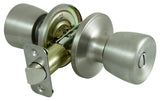 ProSource TS610BRA4B Privacy Lockset, Tulip Design, Stainless Steel