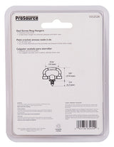 ProSource PH-122321-PS Frame Hanger, 2 lb, Brass, Polished Brass, Brass, 5/8 in Opening, Screw Mounting