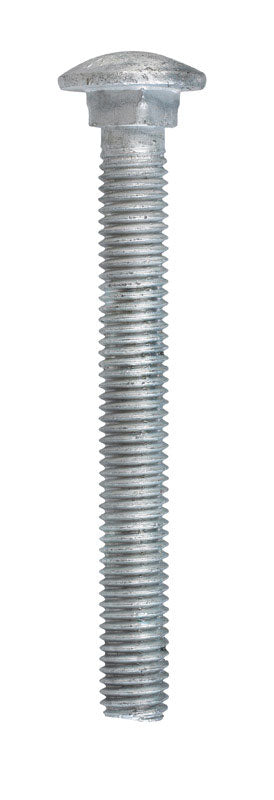 HILLMAN 1/2 in. X 4-1/2 in. L Hot Dipped Galvanized Steel Carriage Bolt 25 pk