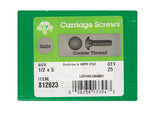 HILLMAN 1/2 in. X 5 in. L Hot Dipped Galvanized Steel Carriage Bolt 25 pk