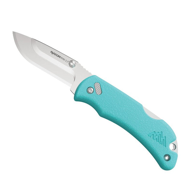Outdoor Edge RazorMini, RazorSafe Series RMS22-2C Folding Pocket Knife, 2.2 in L Blade, Stainless Steel Blade, Pack of 3