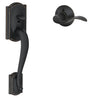 Schlage FE285CAM 716 ACC Combination Lockset, Lever Interior Handle, Left, Right, Mechanical Lock, Wave Design