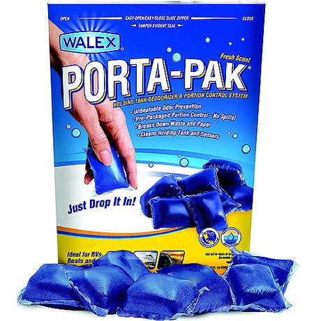 Walex PPSGBG PPSGBG Porta-Pak Fresh Scent Holding Tank Deodorizer, 50/Pk