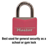 Master Lock 1-5/16 in. H X 1/2 in. W X 1-9/16 in. L Vinyl Covered Steel Double Locking Covered Padlo