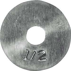 Danco 88577 Faucet Washer, 1/2 in, 1/8 in ID x 3/4 in OD Dia, Rubber, For: Quick-Opening Style Faucets, Pack of 3