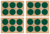 ProSource PH-122294-PS Furniture Pad, Felt Cloth, Green, 5/8 in Dia, 1/16 in Thick, Round