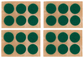ProSource PH-122294-PS Furniture Pad, Felt Cloth, Green, 5/8 in Dia, 1/16 in Thick, Round