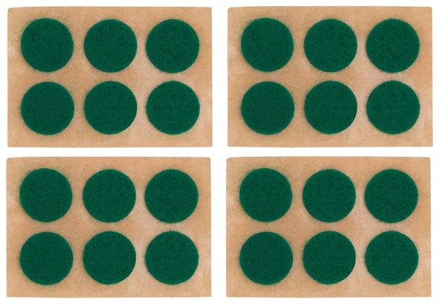 ProSource PH-122294-PS Furniture Pad, Felt Cloth, Green, 5/8 in Dia, 1/16 in Thick, Round