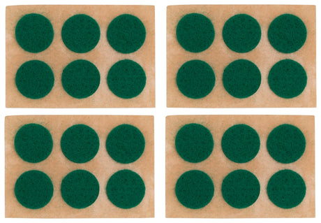 ProSource PH-122294-PS Furniture Pad, Felt Cloth, Green, 5/8 in Dia, 1/16 in Thick, Round