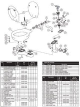 Jabsco 290982000 Hinge Set, Regular