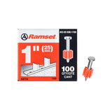 Ramset 0.3 in. D X 1 in. L Steel Hollow Head Drive Pin 100 pk