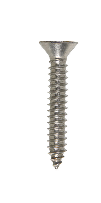 HILLMAN No. 14 X 1-1/2 in. L Phillips Flat Head Sheet Metal Screws 100 pk