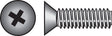HILLMAN No. 6-32 Ga. X 1-1/2 in. L Phillips Flat Head Stainless Steel Machine Screws 100 pk