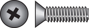 HILLMAN No. 6-32 Ga. X 1-1/2 in. L Phillips Flat Head Stainless Steel Machine Screws 100 pk