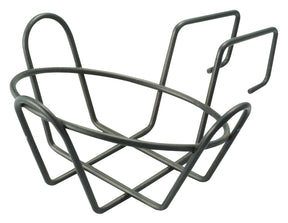 Landscapers Select GB-4326 Round Planter Holder with Hanger, Steel, Black, Powder-Coated