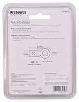 ProSource PH-122225-PS Frame Hanger, 6.5 lb, Steel, Polished Brass, Brass, Flush Mounting