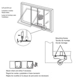 Prime-Line B 702 Sliding Screen Door Roller, 1 in Dia Roller, 1/4 in W Roller, Steel