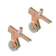 Prime-Line B 702 Sliding Screen Door Roller, 1 in Dia Roller, 1/4 in W Roller, Steel