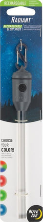 Nite Ize Radiant Series RGSR-07S-R3 Rechargeable Glow Stick, Lithium-Ion Battery, LED Lamp