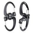 Nite Ize S-BINER 360 SLIDELOCK Series SBLR3-01-R3 Dual Carabiner, Wire, 1.3 in L, Zinc Alloy