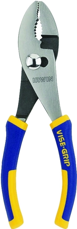 Irwin 2078406 Slip Joint Pliers, 6 in OAL, ProTouch Grip Handle, 1-5/32 in W Jaw, 1-1/8 in L Jaw