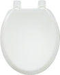 Bemis 5000-000 Toilet Seat, Wood, White, Adjustable Hinge