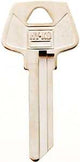 Hy-Ko 11010S6 Key Blank, Brass, Nickel, For: Sargent Cabinet, House Locks and Padlocks, Pack of 10