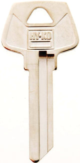 Hy-Ko 11010S6 Key Blank, Brass, Nickel, For: Sargent Cabinet, House Locks and Padlocks, Pack of 10