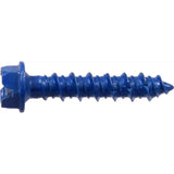 HILLMAN Tapper 1/4 in. D X 1.25 in. L Steel Hex Head Concrete Screw Anchor 100 pk