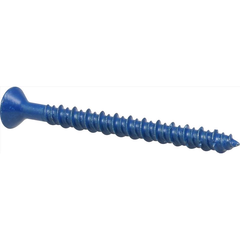 HILLMAN Tapper 1/4 in. D X 2.75 in. L Steel Flat Head Concrete Screw Anchor 100 pk