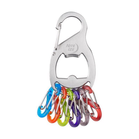 Nite Ize S-Binder 2.1 in. D Stainless Steel Silver Rack Carabiner Key Chain