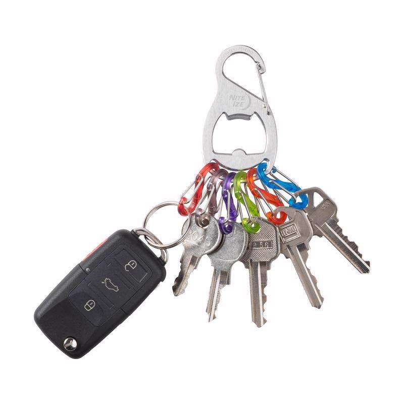 Nite Ize S-Binder 2.1 in. D Stainless Steel Silver Rack Carabiner Key Chain