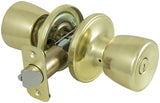 ProSource TS710BRA4B Privacy Lockset, Tulip Design, Polished Brass, Stainless Steel