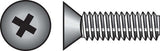 HILLMAN No. 10-24 X 1 in. L Phillips Flat Head Stainless Steel Machine Screws 100 pk