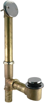 Keeney 612RB Bath Drain Assembly, Brass, Chrome-Plated