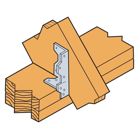 Simpson Strong-Tie 1.4 in. W X 4.5 in. L Galvanized Steel Framing Angle