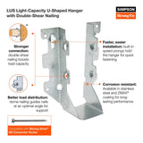 Simpson Strong-Tie ZMax 4.75 in. H X 1.56 in. W 18 speed Galvanized Steel Joist Hanger