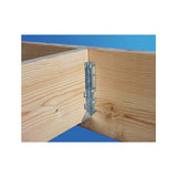 Simpson Strong-Tie 2 in. H X 6.56 in. W 18 Ga. Galvanized Steel Joist Hanger, Pack of 25