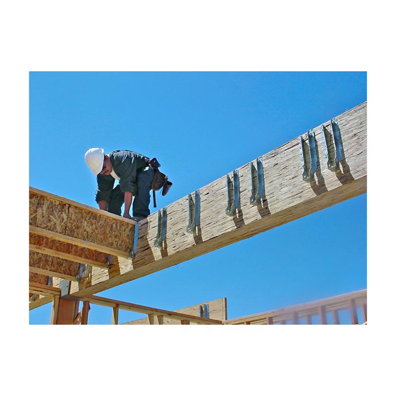 Simpson Strong-Tie 2 in. H X 6.56 in. W 18 Ga. Galvanized Steel Joist Hanger, Pack of 25