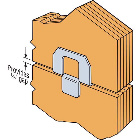 Simpson Strong-Tie Galvanized Silver Steel Panel Sheathing Clip For 7/16 250 pk