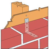 Simpson Strong-Tie 0.38 in. H X 6.69 in. W 22 speed Galvanized Steel Brick Tie