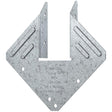 Simpson Strong-Tie 4 in. H X 4 in. W 18 Ga. Galvanized Steel Hurricane Tie