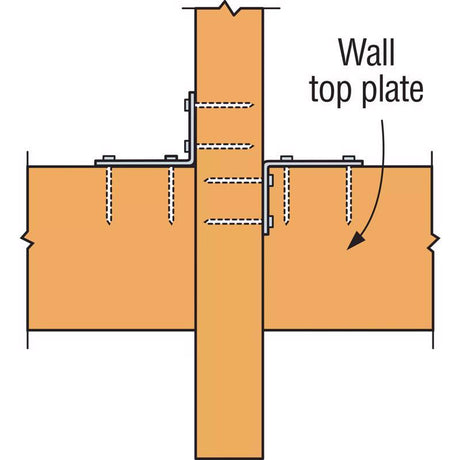 Simpson Strong-Tie 6 in. H X 1.69 in. W 18 Ga. Galvanized Steel Hurricane Tie